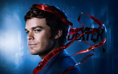 a man with tape wrapped around his head and the words dexter taped to his face Dexter Halloween Dexter Pfps, Dexter Banner, Dexter Blood Slide, Dexter, Dexter Poster, midnight blue