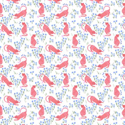 an image of a pattern with cats and flowers on the side, in pink and blue colors Roller Rabbit Halloween Aesthetic Iphone, Roller Rabbit, Phone Images, Preppy, Halloween, white