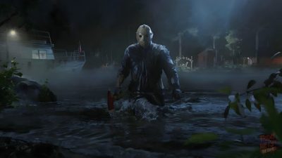 an image of friday the 13th is coming to halloween horror nights in this video game Halloween The Game Jason Voorhees, Jason Voorhees Art, Friday The 13th Games, Jason Friday, dark slate gray