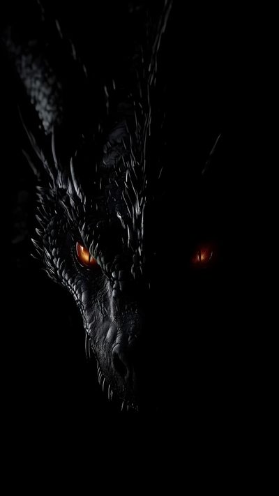 a black dragon with glowing eyes in the dark Halloween Dragon Cool Dragon Pictures, Celtic Dragon Drawing, Digital Graphics Art, Dragon Iphone, black