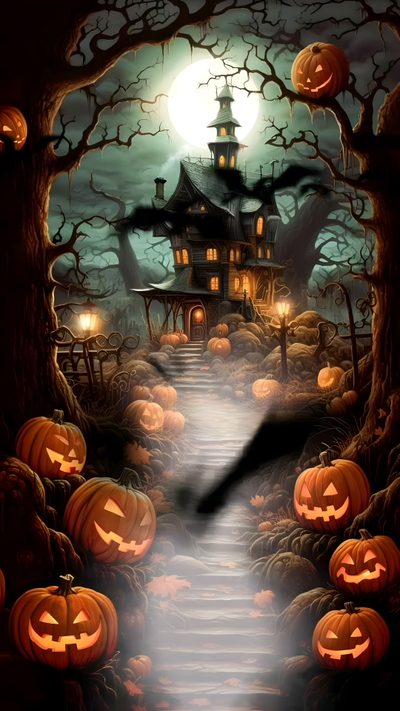Spooky Animated Scene, Spooky Animation Background, Spooky Animated Background, Pumpkin House Wallpaper, Halloween House Wallpaper, Halloween Animated Background, Animated Halloween Haunted House Background, Haunted House Gif Wallpaper, Castle Halloween Free Live Halloween Spooky Animated Scene, Spooky Animation Background, Spooky Animated Background, dark olive green