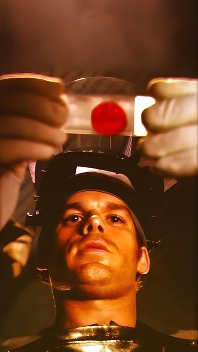 a man wearing a helmet and holding something in his hand Dexter Halloween Jesse And Walter White, Dexter Iphone 4k, Dexter Hd, Dexter Phone 4k, saddle brown