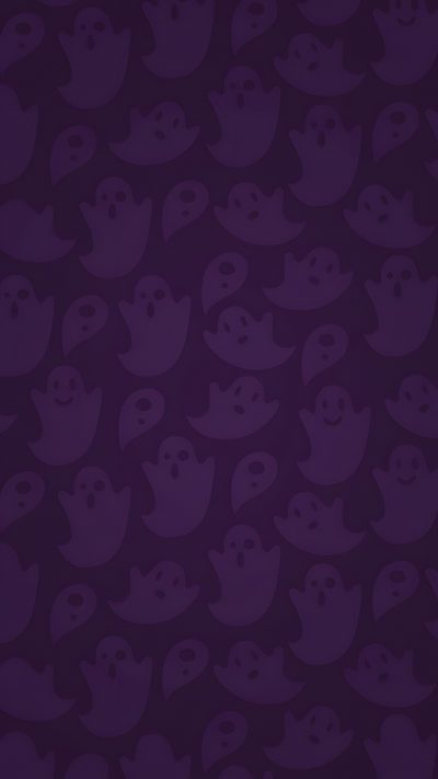 a purple background with lots of ghost heads Purple Halloween Iphone Diy Spooky Craft Projects, Halloween Ghost, Halloween Party Decor Ideas, midnight blue