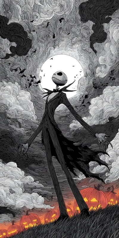 Jack Skeleton Wallpaper, Nightmare Before Christmas Wallpaper Jack Skellington, Pumpkin King Wallpaper, Jack The Pumpkin King, Halloween Wallpaper Nightmare Before Christmas, Nightmare Before Christmas Wallpaper, Halloween Artwork, Nightmare Before Christmas Wallpaper Jack, Carbon Fiber Wallpaper Halloween Nightmare Jack Skeleton, Nightmare Before Christmas Jack Skellington, Pumpkin King, dim gray