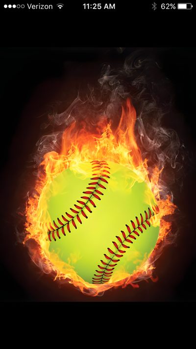 a ball is in the middle of flames Halloween Softball Softball Iphone, Softball Backgrounds Iphone, Backgrounds Softball, black
