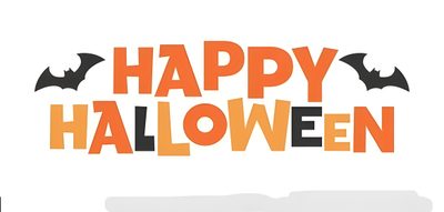 an orange and black happy halloween sign with bats That Says Happy Halloween Happy Halloween Writing, Happy Halloween Words, Happy Halloween Letters, white