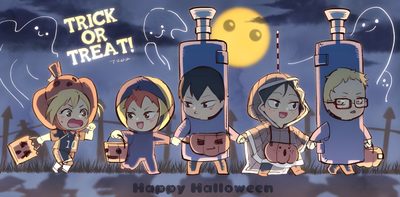 Volleyball Halloween Wallpaper, Hinata Halloween Fanart, Haikyuu Calendar, Tbhk Halloween Official Art, Haikyuu Halloween Wallpaper, Anime Halloween Wallpaper Pc, Haikyuu Halloween Icons, Hinata Shoyo Halloween, Haikyuu Wallpaper For Laptop Haikyuu Halloween Volleyball Halloween, Hinata Halloween Fanart, Haikyuu Calendar, dim gray