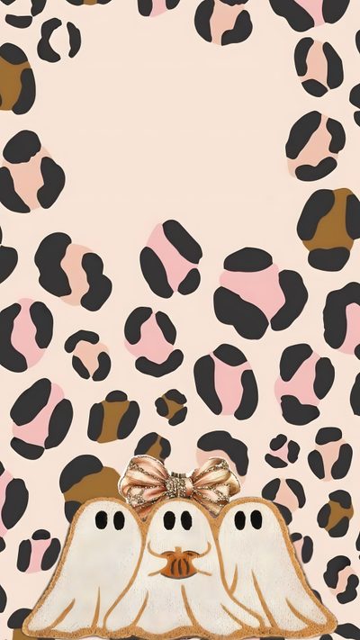 Cheetah Print Fall Wallpaper, October Wallpaper, Holiday Wallpaper, Halloween Wallpaper, Cheetah Print, Phone Wallpaper, Halloween Halloween Cheetah Print Cheetah Print Fall, October, Holiday, Halloween, Cheetah Print, Phone, antique white