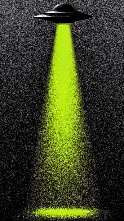 an alien flying through the air over a green light Alien Halloween Nickelodeon Alien, Aliens Poster Design, Ufo Graphics, Psychedelic Alien, Alien Bg, black