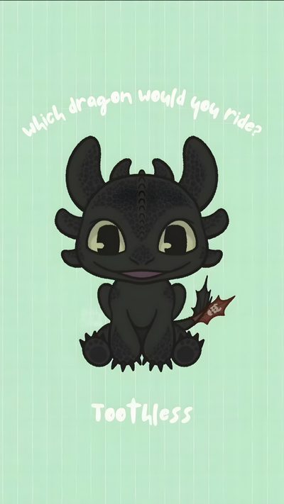 a cute little black dragon sitting on top of a green background with the words toothless written Halloween Toothless Dragon Trainer, Toothless, Httyd, How To Train Your Dragon, Train, Fan Art, light gray