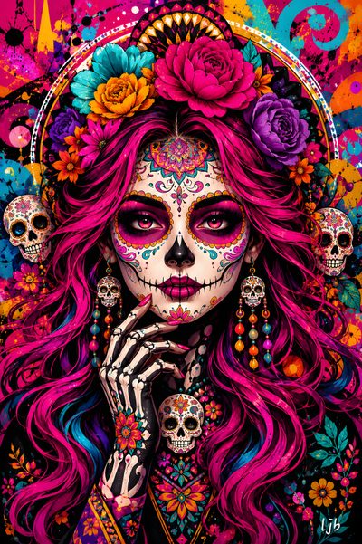 Catrina Wallpaper, Sugar Skull Wallpaper, Tatuaje Mexicano, Skull Face Paint, Day Of The Dead Art, Sugar Skull Girl, Day Of The Dead Skull, Girly Graphics, Sugar Skull Art Mexican Halloween Catrina, Sugar Skull, Tatuaje Mexicano, Skull Face Paint, Day Of The Dead Art, maroon