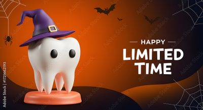 Tooth with witch hat and Halloween elements, dental health promotion Stock Illustration | Adobe Stock Halloween Post, Human Anatomy Model, Anatomy Models, Senior Health, Health Promotion, Medical Masks, Graphic Design Tips, Witch Hat, Dental Health Dental Halloween Desktop Halloween Post, Human Anatomy Model, Anatomy Models, Senior Health, saddle brown