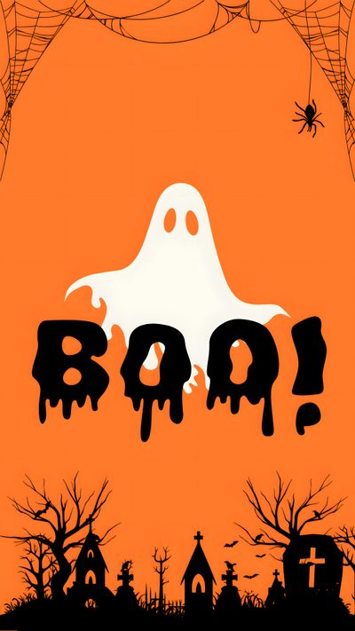 a halloween poster with the word boo spelled out in front of a spooky ghost Halloween Liquid Boo Printable And Happy Halloween Post, Hallowen Wallpers, Halloween, Boo Halloween, tomato
