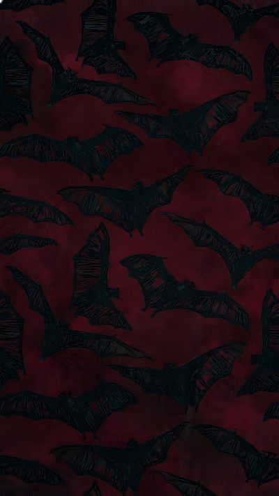 black bats flying in the sky on red background Burgundy Halloween 4k Vampire, Vampire Blood, Bats, Gothic Vampire Theme, Vampire Texture, black