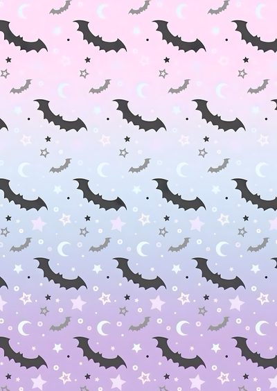 Cute Pastel Goth Wallpaper, Pastel Goth Bg, Pastel Goth Wallpapers, Pastel Goth Halloween Wallpaper, Wallpaper Pastel Goth, Pastel Gothic Wallpaper, Cute Vampire Background, Pastel Goth Aesthetic Wallpaper, Bat Background Halloween Pastel Bats On Black-small Cute Pastel Goth, Pastel Goth Bg, Pastel Goth, lavender