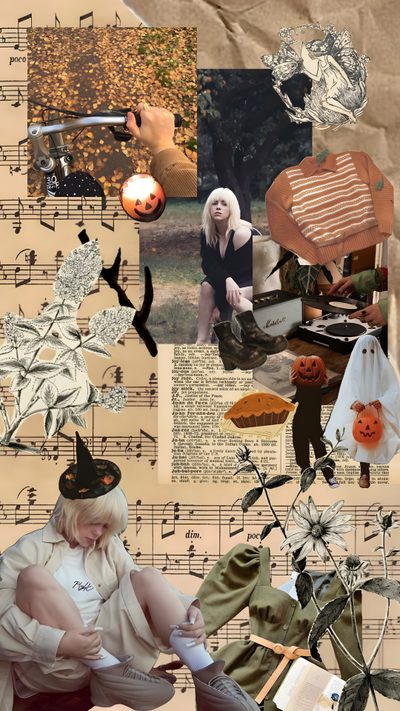 Billie Eilish Fall Wallpaper, Billie Eilish Fall Aesthetic, Billie Eilish Autumn Aesthetic, Billie Eilish Halloween Wallpaper, Halloween Billie Eilish Wallpaper, We Fell In Love In October Background, We Fell In Love In October Aesthetic Wallpaper, Billie Eilish Shuffle, Billie Eilish Collage Background Billie Eilish Halloween Billie Eilish Fall, Billie Eilish Fall Aesthetic, Billie Eilish Autumn Aesthetic, gray