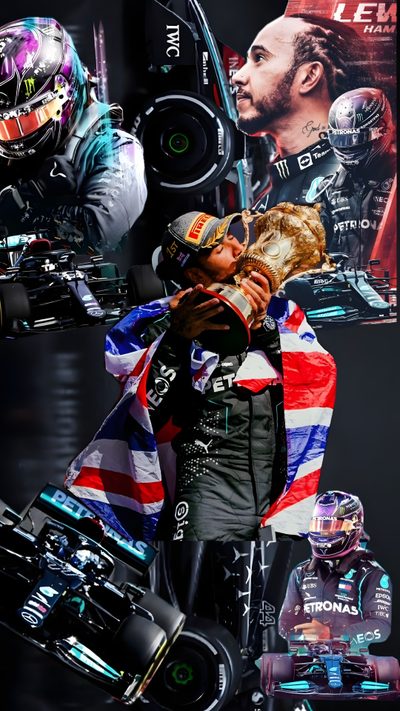a man standing next to a motorcycle with a flag on it's jacket and helmet Halloween Lewis Hamilton Collages Hd Lewis 4k, Lewis Hamilton Cool F1, Lewis Hamilton World Champion, dark slate gray