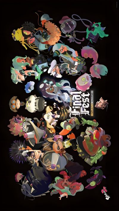 an image of some cartoon characters on a black background Splatoon Halloween Splatoon Npc, Splatoon Octo Expansion, Splatoon Official Art, Splatoon 3, black