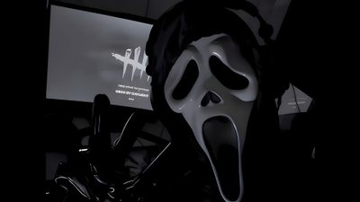 a black and white photo of a ghost mask Halloween Laptop Scream Steam Artwork, Pc Desktop, Black Hd, Monkey 2, Header Para Twitter, Bleach Art,
