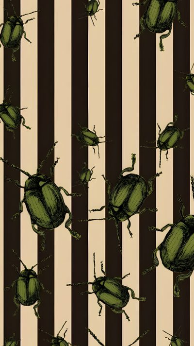 green bugs on black and white striped background Halloween Insects Bugs, Goblincore Iphone, Beetles, Insect, Unique Lockscreens, Bug Iphone, dark slate gray