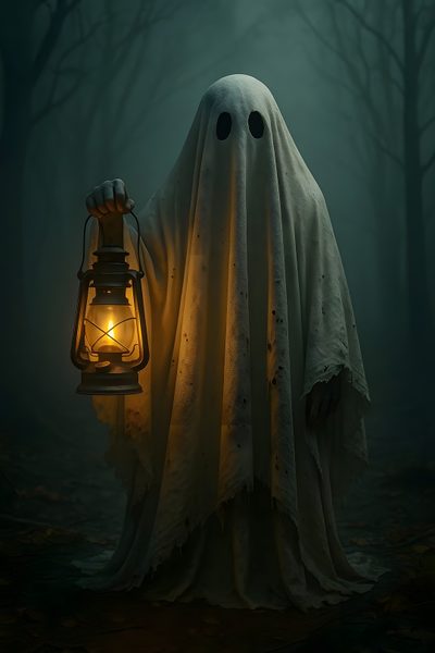 a ghost holding a lantern in the woods Halloween 4k Ghost Lightning Tattoo, Happy Halloween Pictures, Eagle Images, Dark Witch, black
