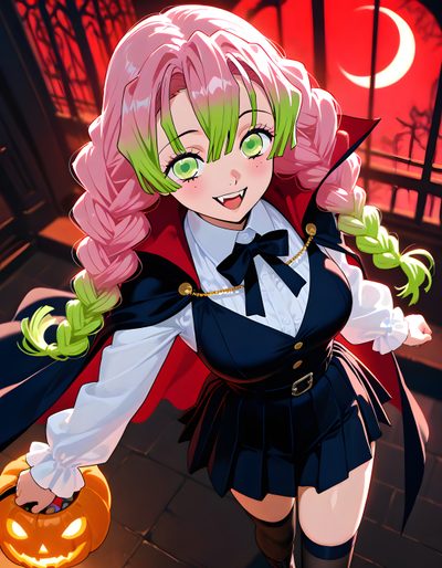 Mitsuri Succubus, Mitsuri Halloween Wallpaper, Mitsuri Halloween Art, Mitsuri Witch, Demon Slayer Mitsuri Halloween, Mitsuri Kanroji Halloween, Mitsuri Kanroji Halloween Costume, Mitsuri Halloween Pfp, Halloween Mitsuri Pfp Mitsuri Halloween Mitsuri Succubus, Mitsuri Halloween, Mitsuri Halloween Art, Mitsuri Witch, brown