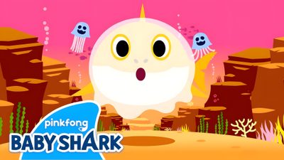 pinkfong baby shark is coming to the nintendo wii game console in this new trailer Baby Shark Halloween Earth Day Song, Shark Halloween, Shark Family, Super Simple Songs, light coral