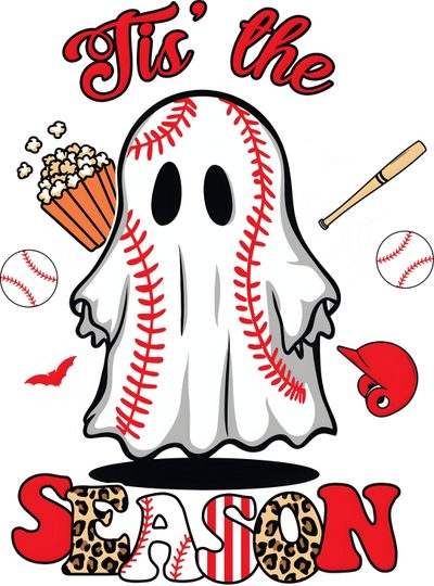 it's the season with a ghost and baseball Baseball Halloween Halloween Baseball Background, Baseball Halloween, Halloween Softball, white smoke
