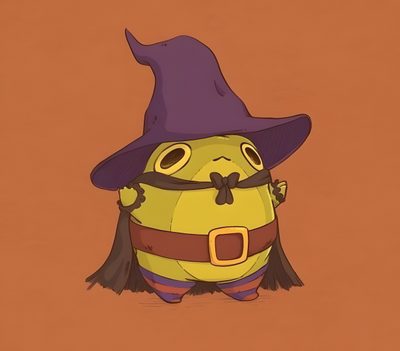 a cartoon character wearing a witches hat Cute Halloween Frog Frog, Smart Board, Frog And Toad, Funny Frogs, Game Character Design, peru