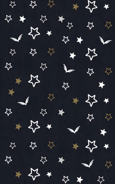 gold and white stars on a black background Halloween Star Bat And Star Background, Halloween Background For Boys, Stars And Bats, black