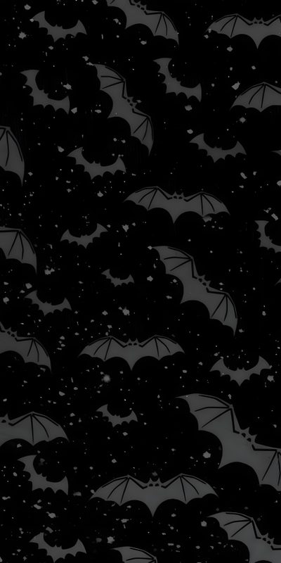 black and white image of bats flying in the night sky with stars all over them Gothic Halloween Bats Halloween Iphone Backgrounds, Uicideboy, Halloween Backgrounds, Sfondi Viola, black