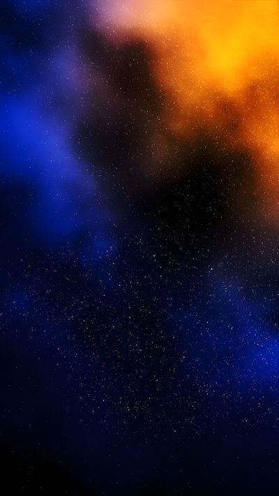 an orange and blue sky filled with stars Halloween Stars Gradient Custom Mixed Color Galaxy Background, Blue And Yellow Galaxy Background, Multicolor Space Background, black