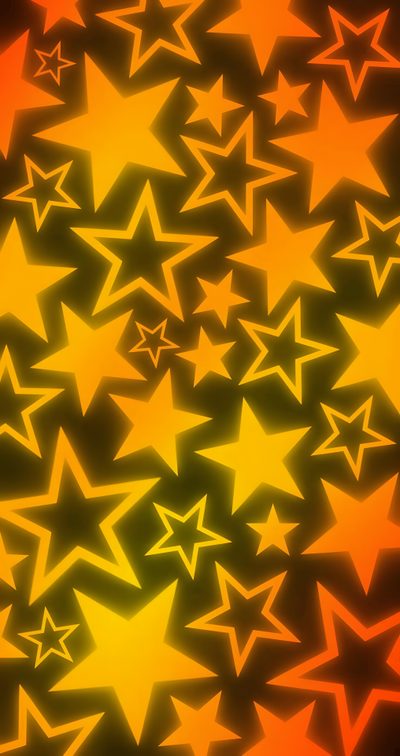 an orange and black background with many stars Halloween Stars Gradient Custom Gold Star Aesthetic, Jandel, Cool Orange, Six Sided Star, saddle brown