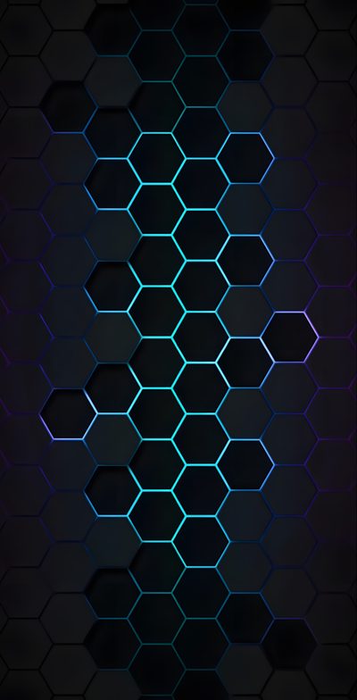 an abstract dark background with hexagonal shapes Halloween Hexagon Hexagon Background Futuristic, Hexagon Pattern Hd, Neon Honeycomb, Galaxy Hexagon Hd, black