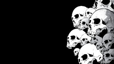 a bunch of skulls sitting on top of each other Halloween Skull For Desktop Homescreen, Whats, Estetika, Laptop, Amoled, 90s Hip Hop, black