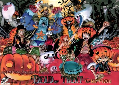 a group of people dressed up in halloween costumes with pumpkins and other things around them Halloween One Piece The Strawhat Crew, Luffy Halloween, One Piece Halloween, Halloween One Piece, sienna