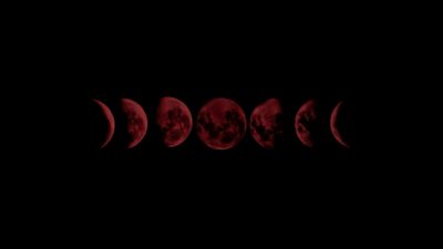 the moon is shown in red and black Red Moon Halloween Pc Laptop, Mac Book Dark, Backgrounds For Computer, Rectangle, Laptop Desktop Dark, black