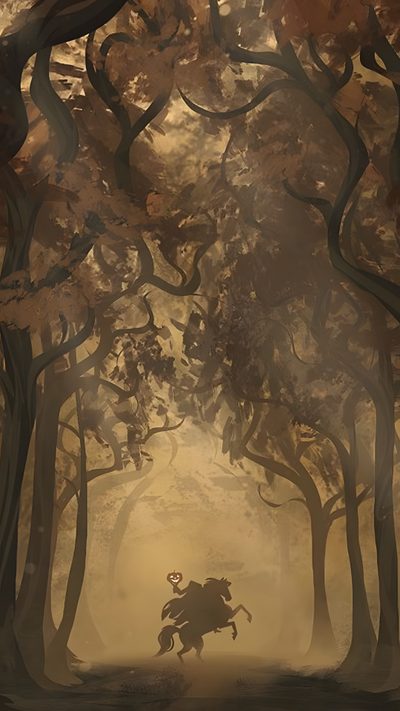 Forest-themed Fantasy Art Ideas, Wallpaper The Headless Horseman Wallpaper, Fantasy Headless Horseman, Headless Horseman Background, Headless Horseman Wallpaper, Headless Horseman Iphone Wallpaper, Headless Horseman Dark Forest, Headless Giant, Medieval Fall Day Wallpaper Halloween Headless Horseman Forest-themed Fantasy Art Ideas, The Headless Horseman, Fantasy Headless Horseman, dark olive green
