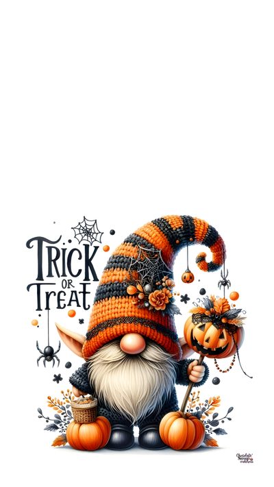 an image of a halloween gnome with pumpkins Halloween Gnome Ideas Halloween Gnome Desktop, Gnome With Pumpkin, October Gnome Art, white