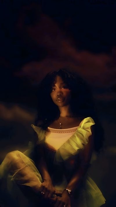 a woman in a yellow dress posing for the camera Sza Halloween 4k Photos, Photography, black