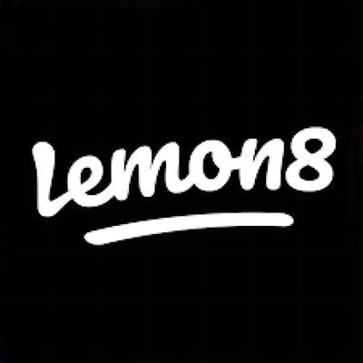 the word lemon 8 written in white on a black background Lemon8 Halloween Lemon 8 Pfp, Black Temu Logo, Temu App Icon Black, Lemon8 Icon Png, Lemon 8 Logo Png,