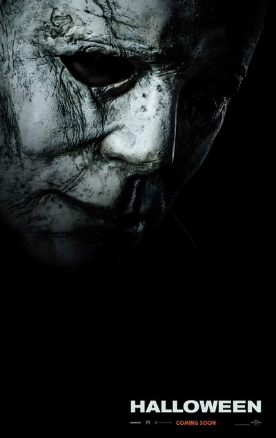 an image of a scary looking man with white paint on his face and hands, in front of a black background Halloween 2018 4k Halloween 2007, Halloween 2018 Film Poster, Halloween 2018 Michael Myers, black