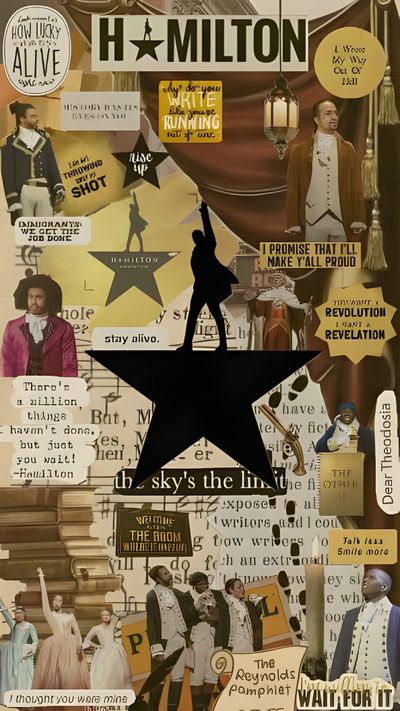 a collage of various images with the words hamilton written in black and white, including an image of a man standing on top of a star Hamilton Halloween Musical, Hamilton, Hamilton Musical, Broadway Musical, Staying Alive, Cute, dim gray