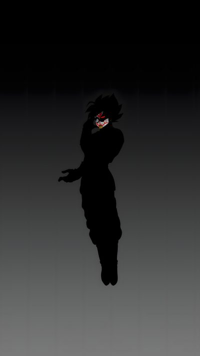 the shadow of a person with an evil look on their face and arms, standing in front of a dark background Goku Black Halloween 4k Goku Ui, Goku Black Screen, Goku Black, Black Goku Xeno, dark slate gray