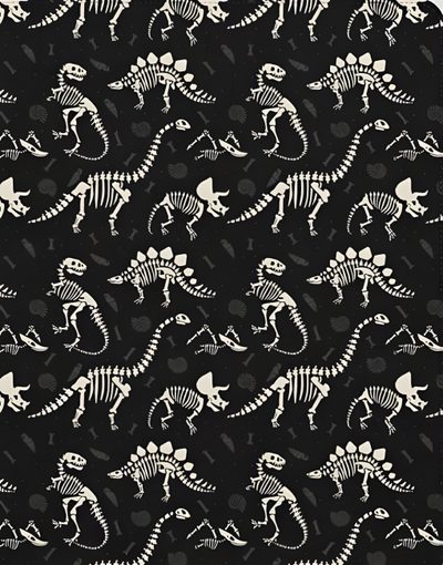 a black and white pattern with skeletons on it Halloween Dinosaur Aesthetic Dinosaur Skeleton Iphone, Dinosaur Skeleton For Kids, Dinosaur Bones, black