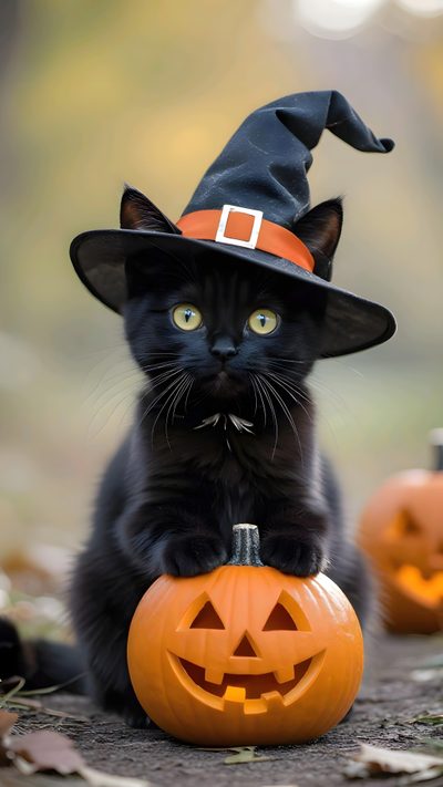 Image Chat, Puppies And Kitties, Cat Halloween Costume, Witch Cat, Halloween Drawings, Cat Fashion, Black Cat Art, Halloween Images, Halloween Photos Halloween Kittens Image Chat, Puppies And Kitties, Cat Halloween Costume, Witch Cat, Halloween Drawings, gray