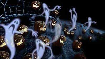 halloween pumpkins with scary faces and ghost hands Halloweentown Pumpkin Halloween Town, Laptop Nightmare Before Christmas, Nightmare Before Christmas Laptop Backgrounds, black