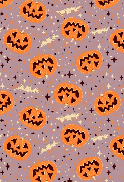 halloween pumpkins with bats and stars on a purple background Halloween Bats And Pumpkins - Lilac Neon Spider Web, Canvas Background Ideas, October Pictures, rosy brown