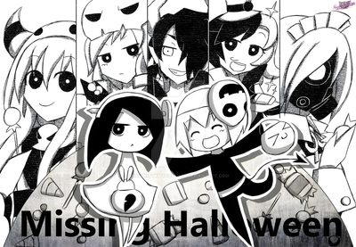 some cartoon characters with the words missi and hallween in front of them Missing Halloween Missing Halloween Fanart, Missing Halloween Matching Icons, Missing Halloween, gainsboro