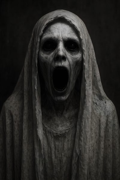 a creepy looking man with his mouth open and wearing a hooded hood over his head Scary Halloween Pictures For Dark Souls Art, Scary Faces, Horror Tattoo, Dark Tattoo, Zombie Halloween, black